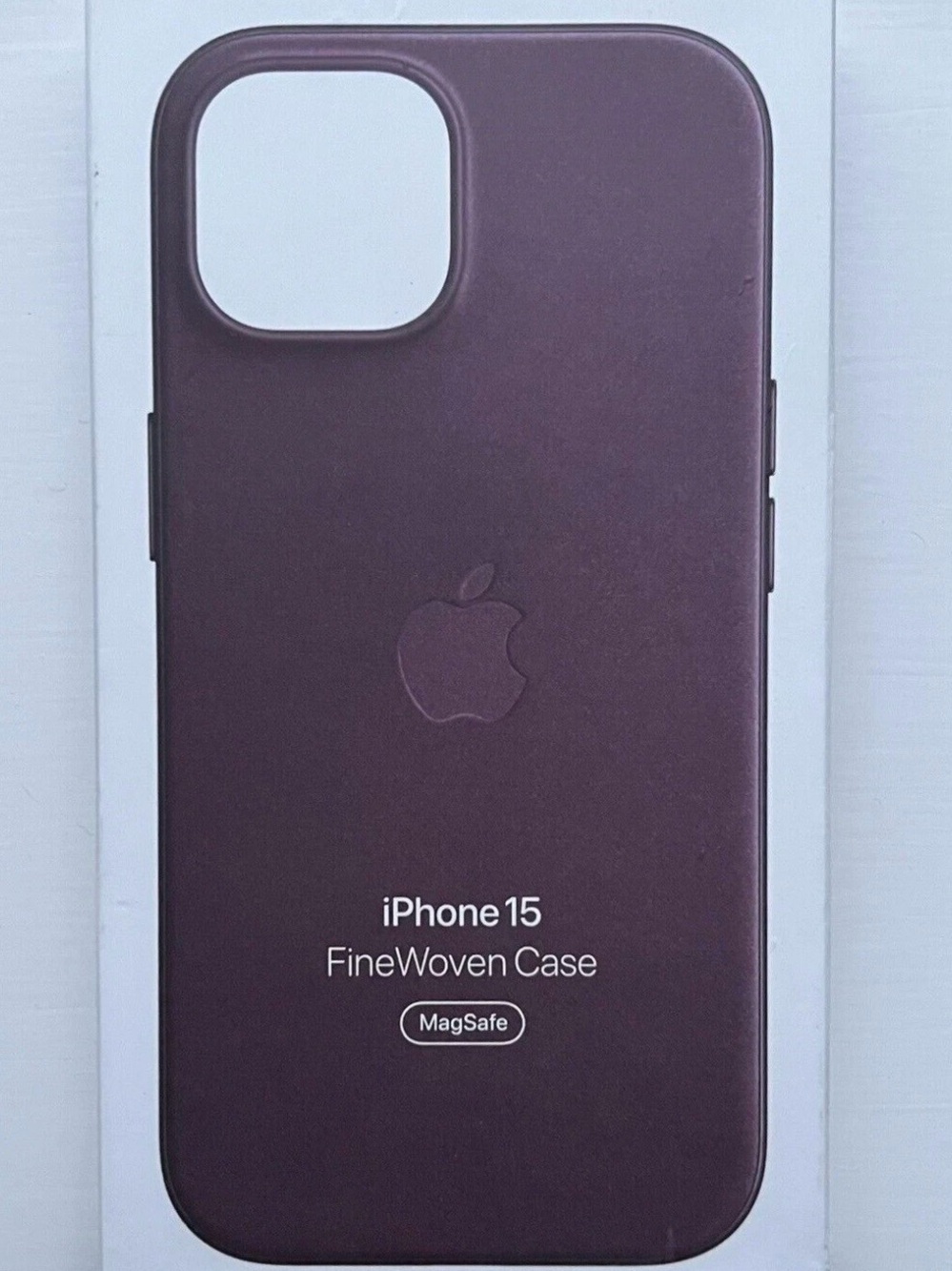 Apple FineWoven Case with MagSafe for iPhone 15 (6.1") - MULBERRY - NEW